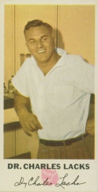 1954 Johnston Cookies Braves Dr. Charles Lacks # Baseball Card