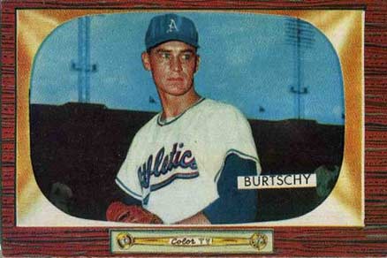 1955 Bowman Ed Burtschy #120 Baseball Card