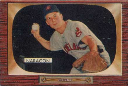 1955 Bowman Hal Naragon #129 Baseball Card