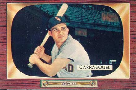 1955 Bowman Chico Carrasquel #173 Baseball Card