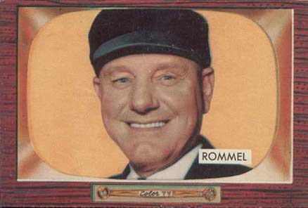 1955 Bowman Edwin A. Rommel #239 Baseball Card