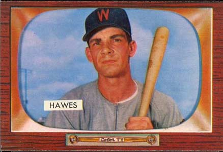 1955 Bowman Roy Lee Hawes #268 Baseball Card