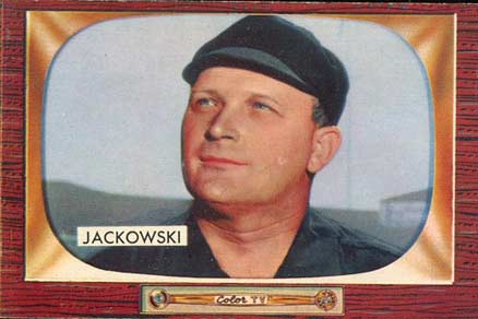 1955 Bowman William A. Jackowski #284 Baseball Card