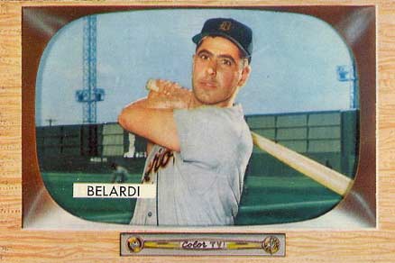 1955 Bowman Wayne Bellardi #36 Baseball Card