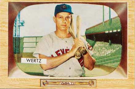1955 Bowman Vic Wertz #40 Baseball Card