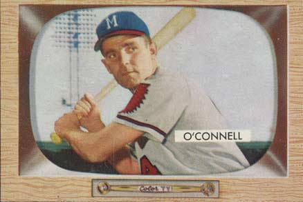 1955 Bowman Danny O'Connell #44 Baseball Card