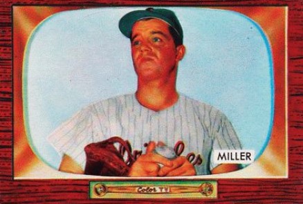 1955 Bowman Bill Miller #245 Baseball Card