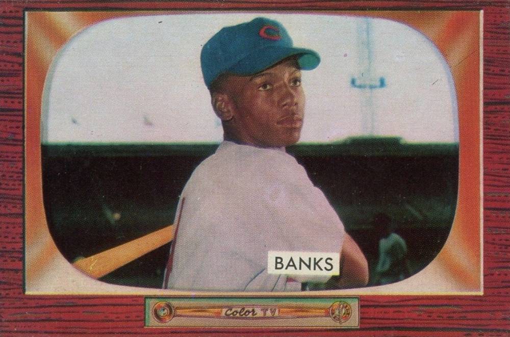 1955 Bowman Ernie Banks #242 Baseball Card