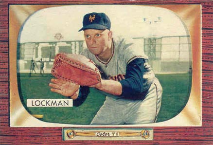 1955 Bowman Whitey Lockman #219 Baseball Card