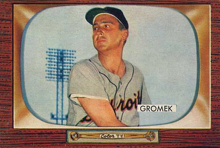 1955 Bowman Steve Gromek #203 Baseball Card