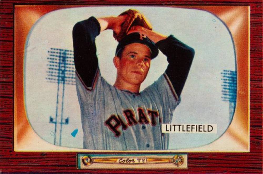 1955 Bowman Dick Littlefield #200 Baseball Card