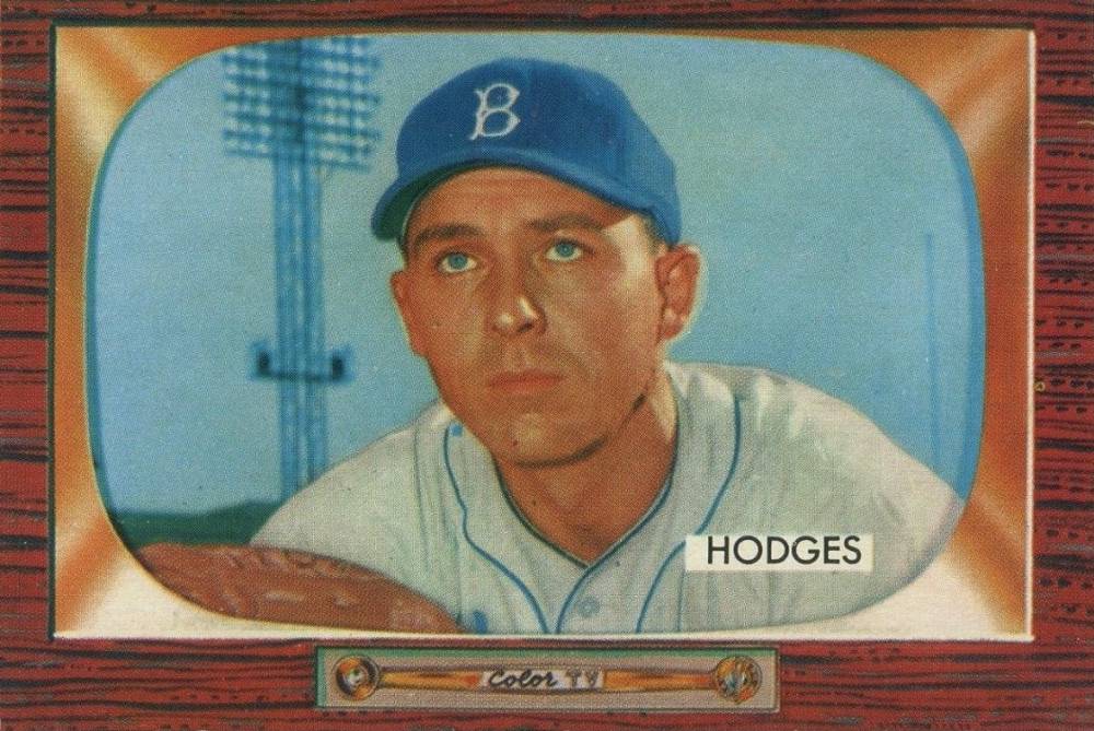 1955 Bowman Gil Hodges #158 Baseball Card