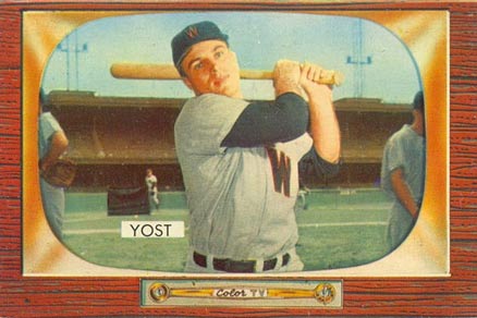 1955 Bowman Eddie Yost #73 Baseball Card