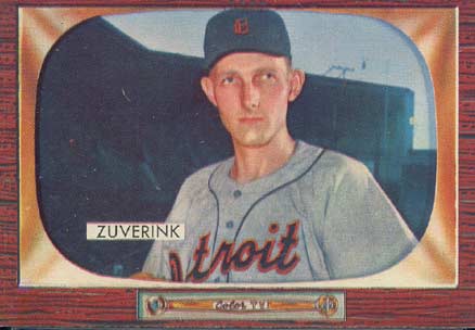 1955 Bowman George Zuverink #92 Baseball Card