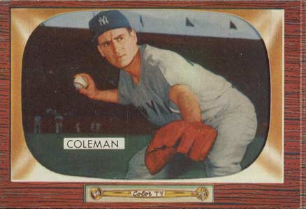 1955 Bowman Jerry Coleman #99 Baseball Card