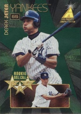 1995 Zenith Rookie Roll Call Derek Jeter #2 Baseball Card