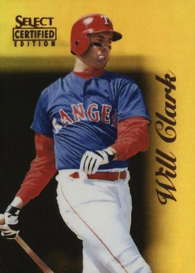 1996 Select Certified Will Clark #11 Baseball Card