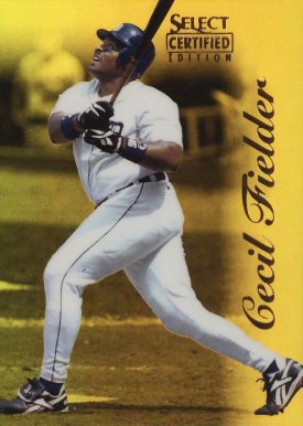 1996 Select Certified Cecil Fielder #63 Baseball Card