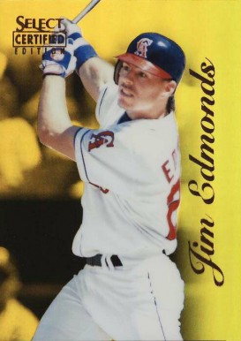 1996 Select Certified Jim Edmonds #75 Baseball Card