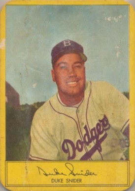 1955 Stahl-Meyer Franks Duke Snider # Baseball Card