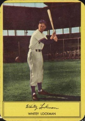 1955 Stahl-Meyer Franks Whitey Lockman # Baseball Card