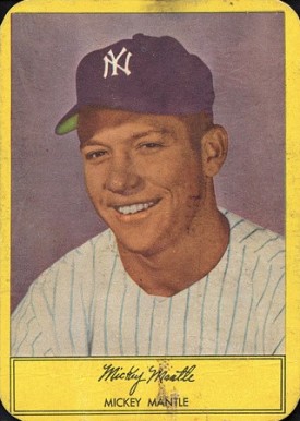 1955 Stahl-Meyer Franks Mickey Mantle # Baseball Card