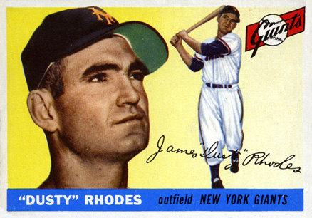 1955 Topps Dusty Rhodes #1 Baseball Card