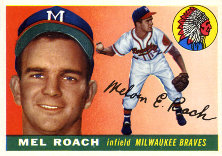 1955 Topps Mel Roach #117 Baseball Card