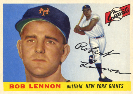 1955 Topps Bob Lennon #119 Baseball Card