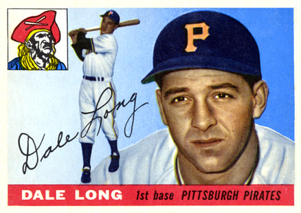 1955 Topps Dale Long #127 Baseball Card