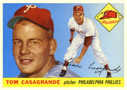 1955 Topps Tom Casagrande #167 Baseball Card