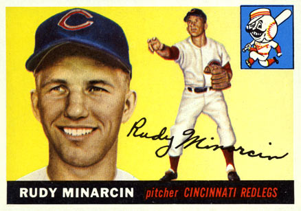 1955 Topps Rudy Minarcin #174 Baseball Card