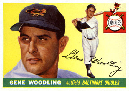 1955 Topps Gene Woodling #190 Baseball Card