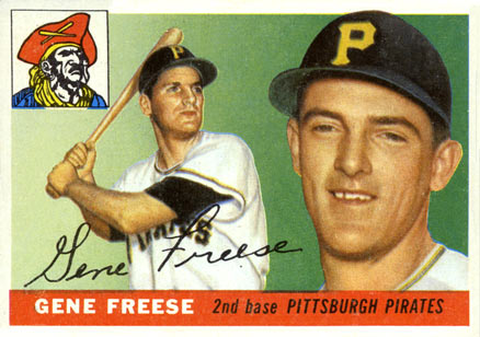 1955 Topps Gene Freese #205 Baseball Card