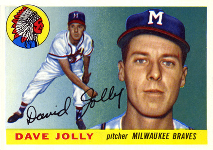 1955 Topps Dave Jolly #35 Baseball Card