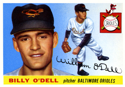 1955 Topps Billy O'Dell #57 Baseball Card