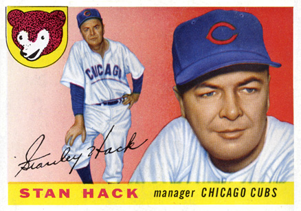 1955 Topps Stan Hack #6 Baseball Card