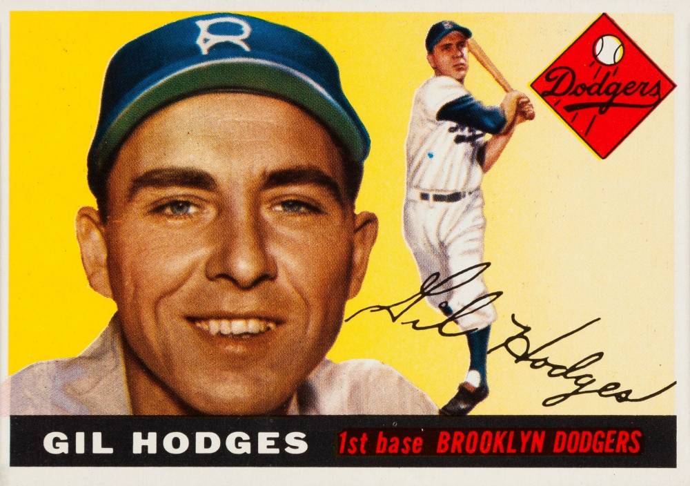1955 Topps Gil Hodges #187 Baseball Card