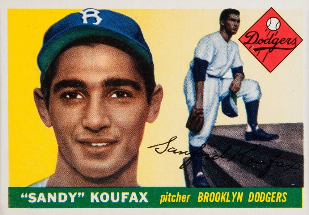 1955 Topps Sandy Koufax #123 Baseball Card