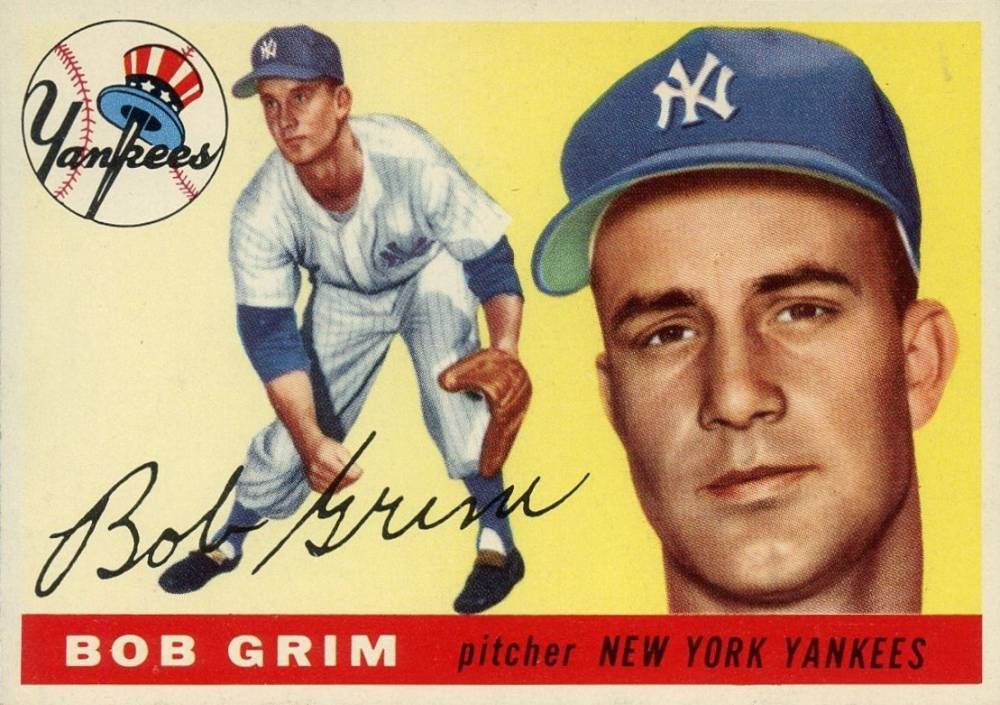 1955 Topps Bob Grim #80 Baseball Card