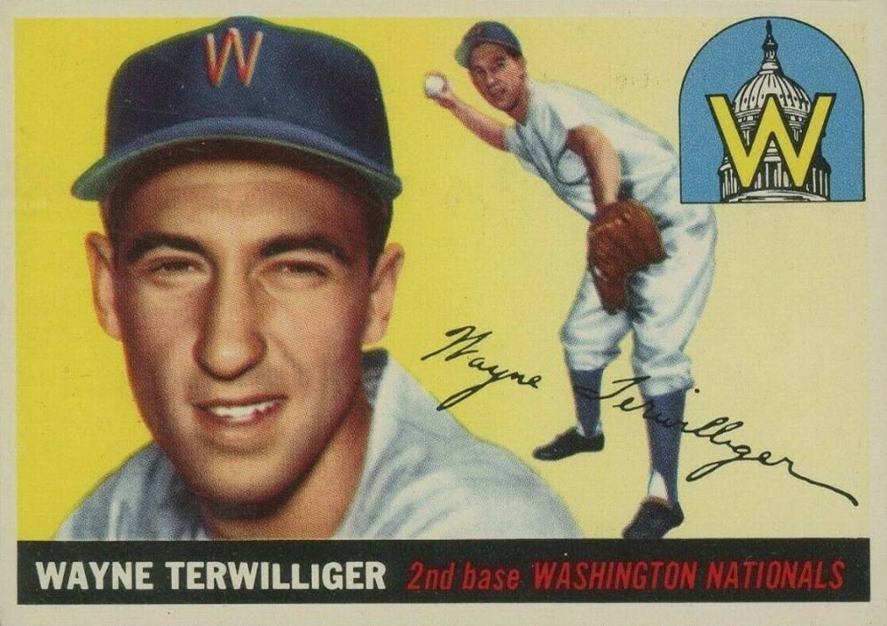 1955 Topps Wayne Terwilliger #34 Baseball Card
