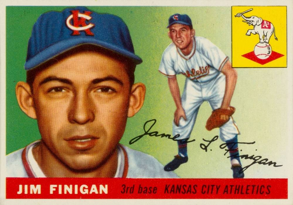 1955 Topps Jim Finigan #14 Baseball Card