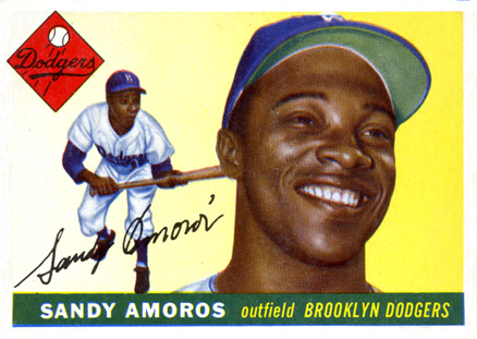 1955 Topps Sandy Amoros #75 Baseball Card
