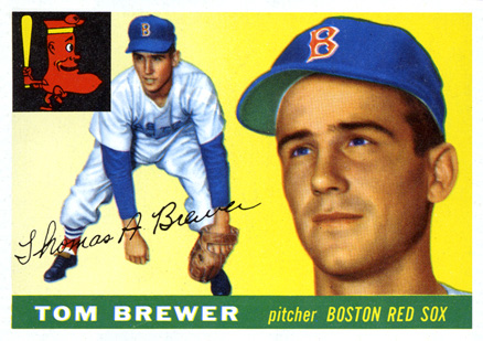 1955 Topps Tom Brewer #83 Baseball Card
