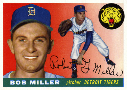 1955 Topps Bob Miller #9 Baseball Card