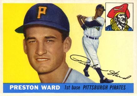 1955 Topps Preston Ward #95 Baseball Card