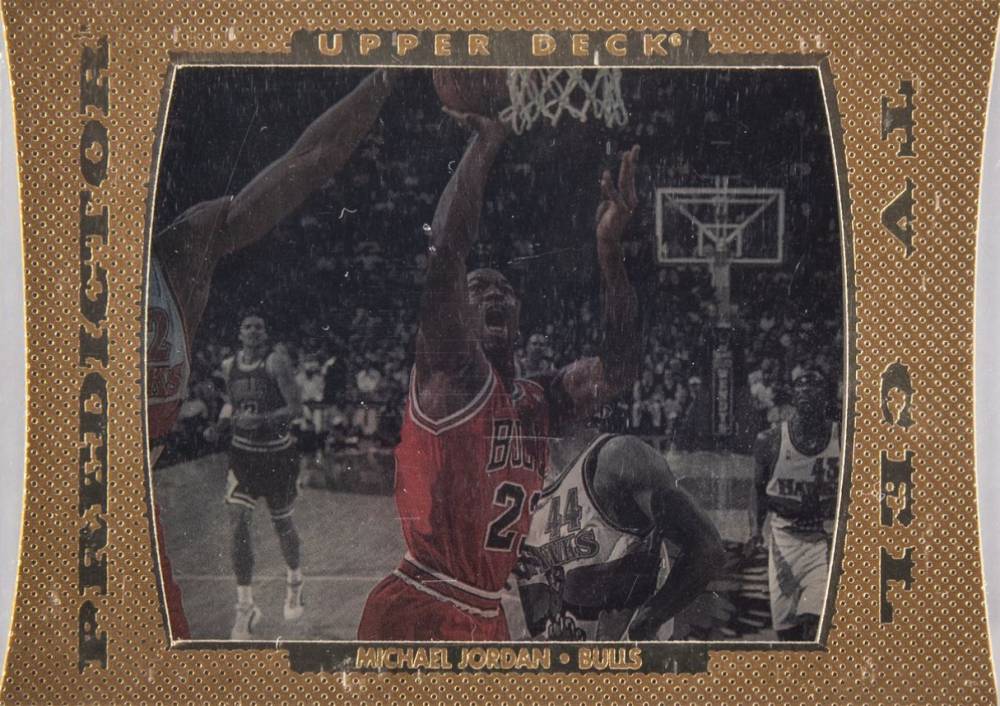 1996 Upper Deck Predictor 2-TV Cel Michael Jordan #TV-2 Basketball Card