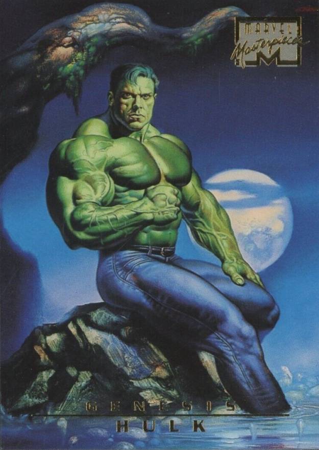 1996 Marvel Masterpieces Hulk #99 Non-Sports Card