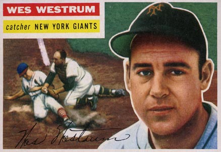 1956 Topps Wes Westrum #156 Baseball Card