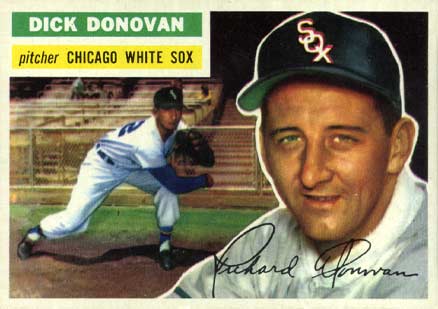 1956 Topps Dick Donovan #18 Baseball Card